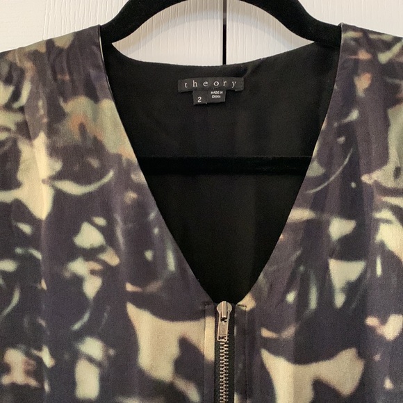 EUC 100% silk Theory Abree Meditate mini dress - Picture 3 of 13